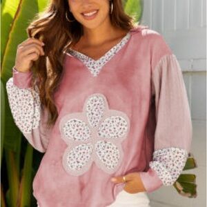 Floral Pink Women's Top
